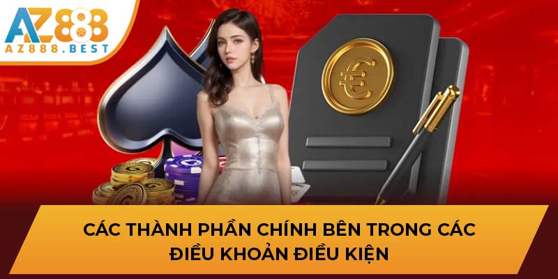 Các thành phần chính bên trong các điều khoản điều kiện